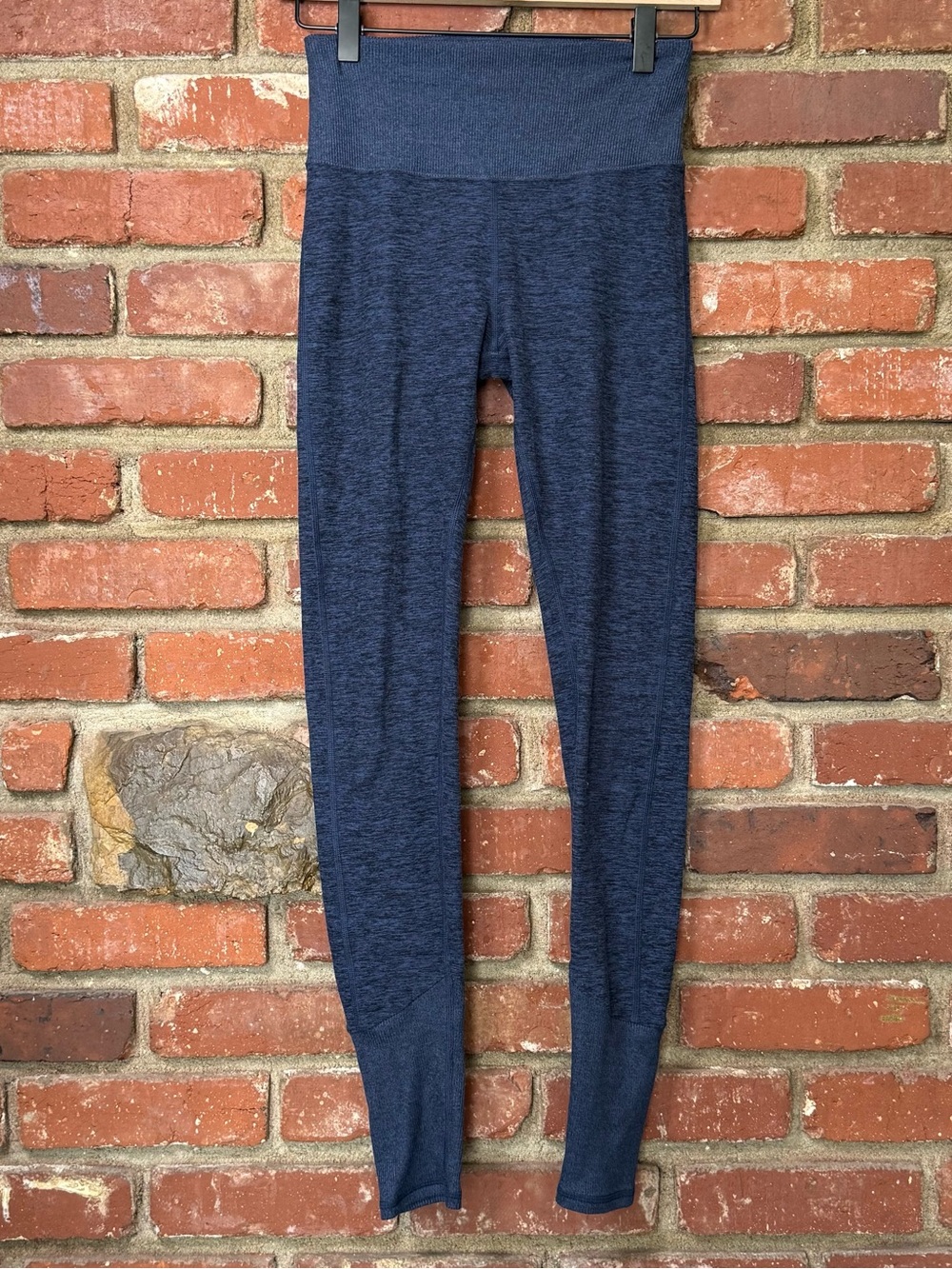 Alo Yoga Leggings‎ Womens Athletic Heather Blue High Waist Alosoft Lounge Sz XS